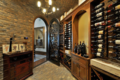 Elevating Your Wine Cellar with Custom Iron Wine Doors