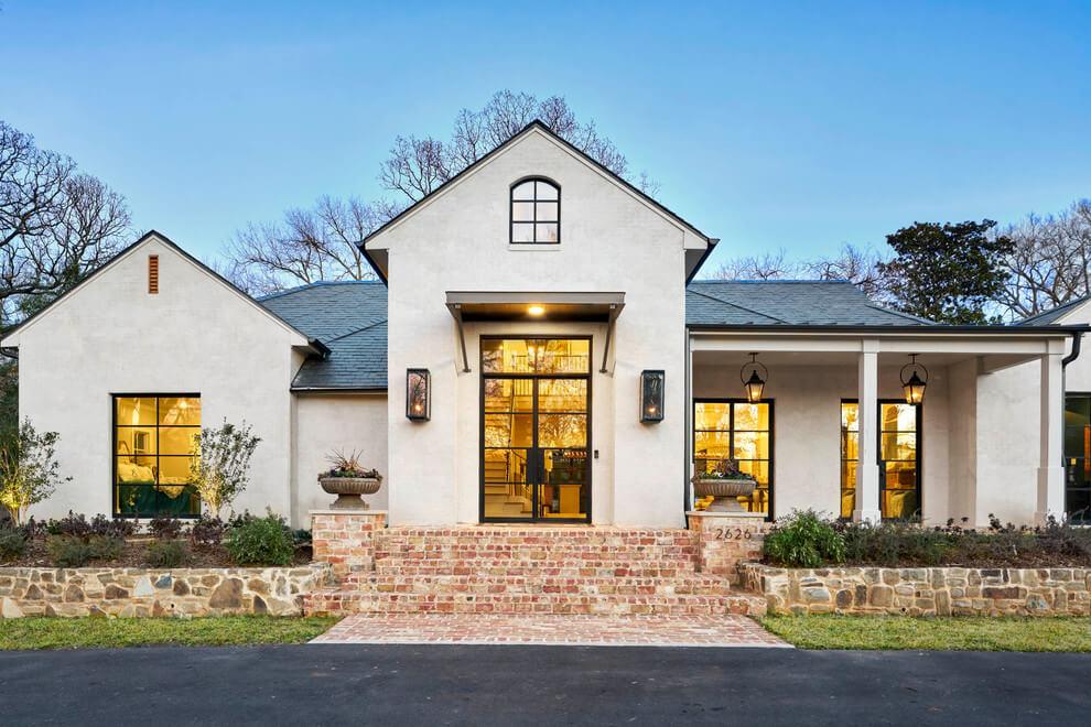 Large Selection Modern Wrought Iron French Doors | Metal Frame Clear Glass Doors