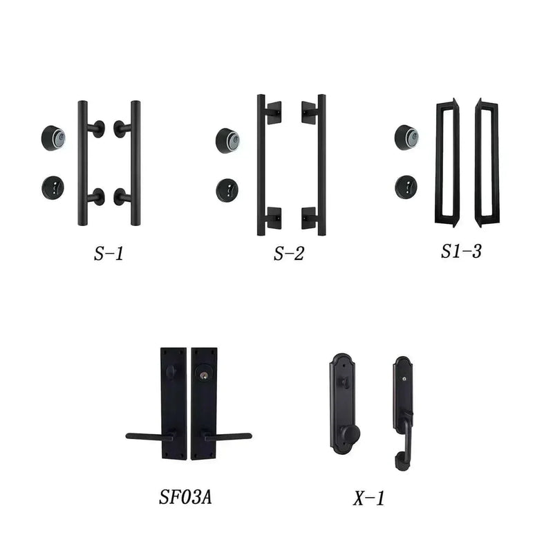 IWD Wrought Iron Entry Doors Simplistic Handle and Lockset