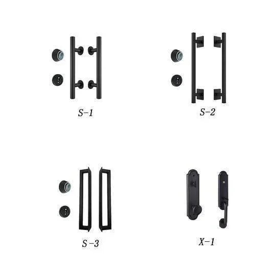 IWD Wrought Iron Entry Doors Simplistic Handle and Lockset