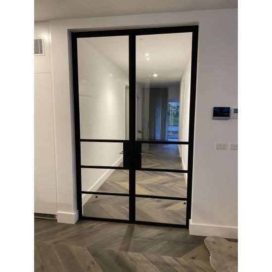 iwd-modern-design-black-steel-frame-double-door-interior-no-threshold-cifd-in008-4-lite-clear-glass