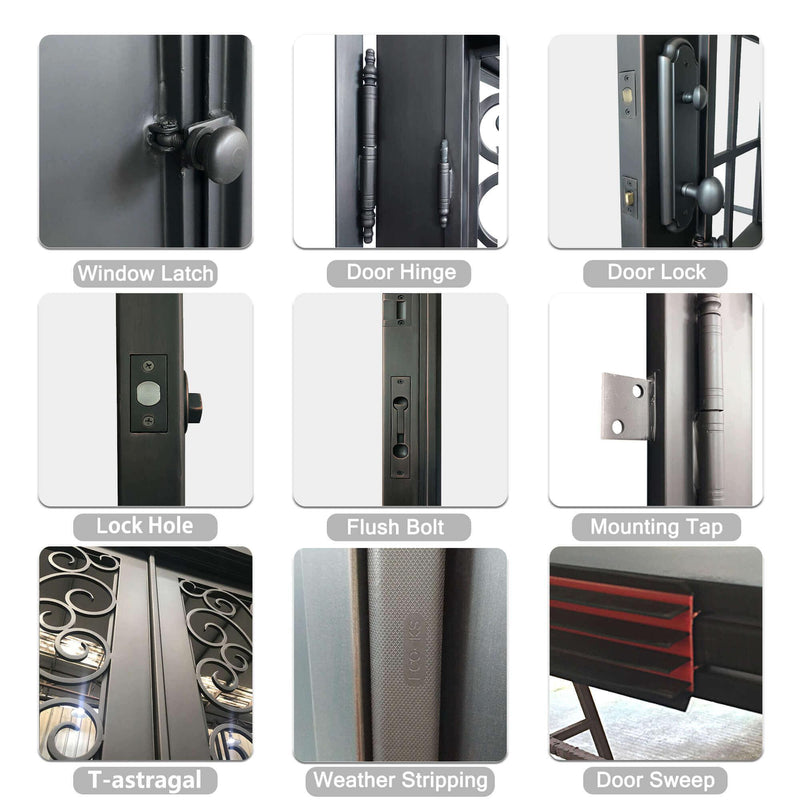IWD Iron Wrought Doors Door Parts