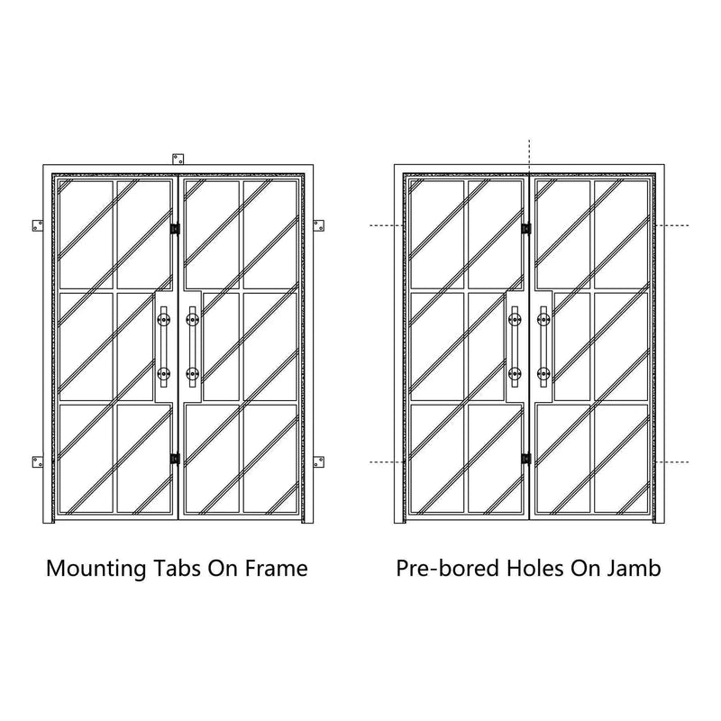 iron-door-installation-ways-mounting-tabs-pre-bored-holes-on-jamb