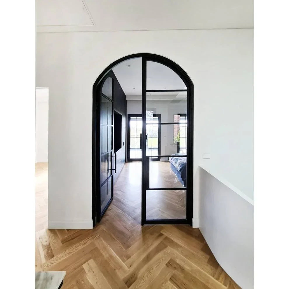 Arched French Doors Interior Mini Arch Steel Metal Glass French Doors