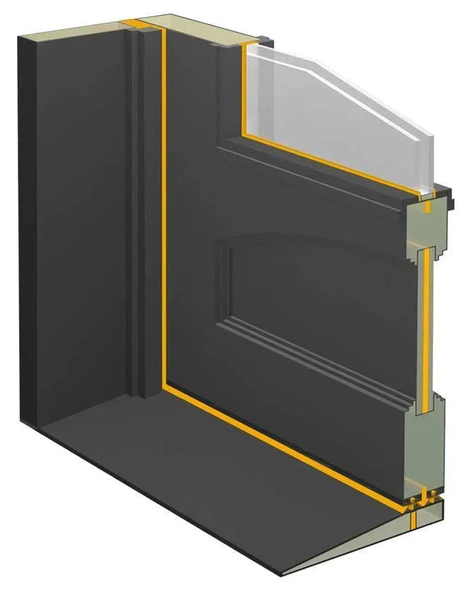 IWD Thermal Break Wrought Iron Entry Doors Resist Cold