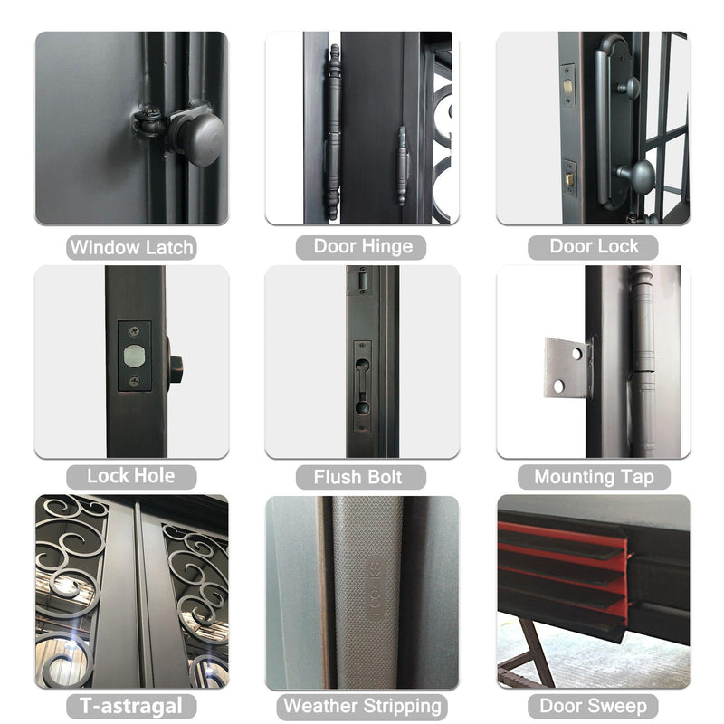 IWD Iron Wrought  Doors Door Parts