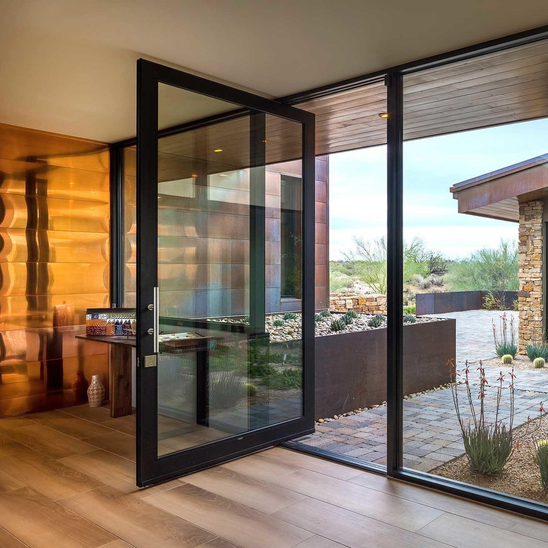 Things You Want To Know About Pivot Doors - IronWroughtDoors