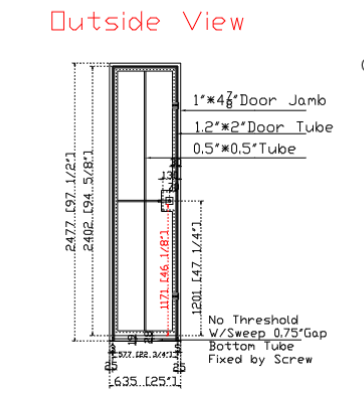 Custom link for Violet Olivera Interior Door (No Threshold)  CIFD-IN013 9/29/2025