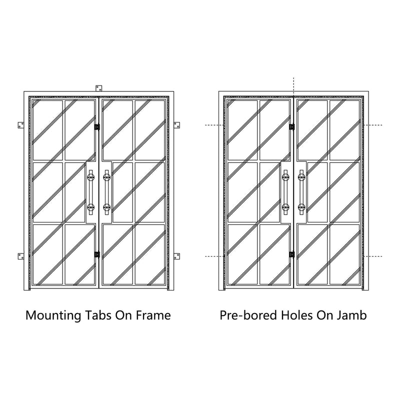 iron-door-installation-ways-mounting-tabs-pre-bored-holes-on-jamb