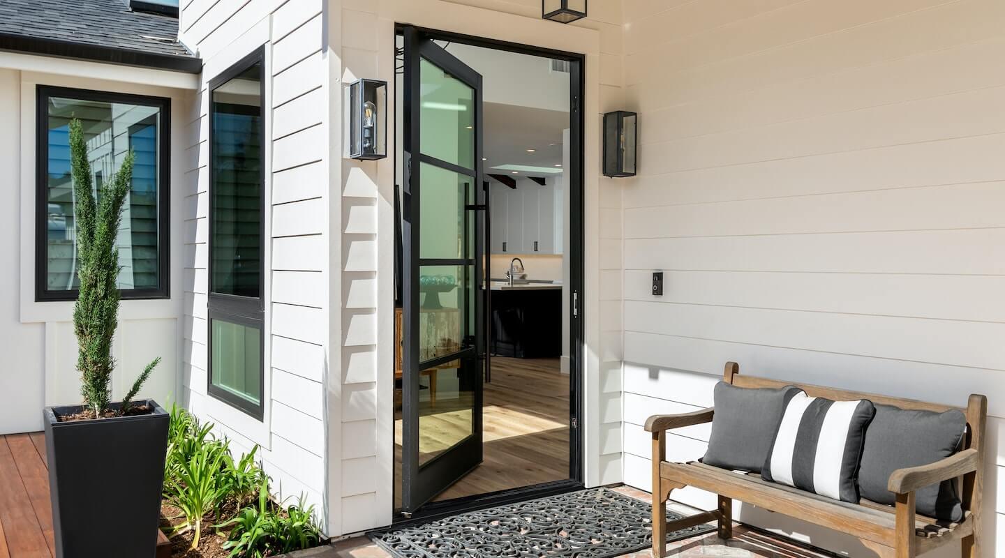 modern-design-wrought-iron-pivot-doors