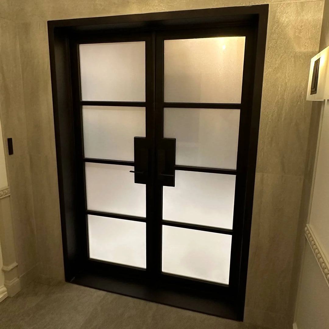 iwd-steel-french-double-door-4-lite-frosted-glass-good-privacy-protection