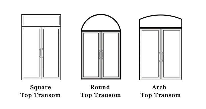 IWD Wrought Iron Entry Doors Transom Design