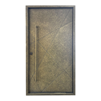 IWD pivot-metal-doorway-unique door cid-pv023-brushed-brass-finish- square-top  