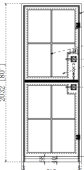 Custom link for William M. Bosch IWD Elegant Metal Frame Door CIFD-IN013 2 Sets 4/2/2025