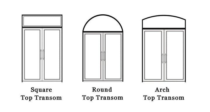 IWD Wrought Iron Entry Doors Transom Design