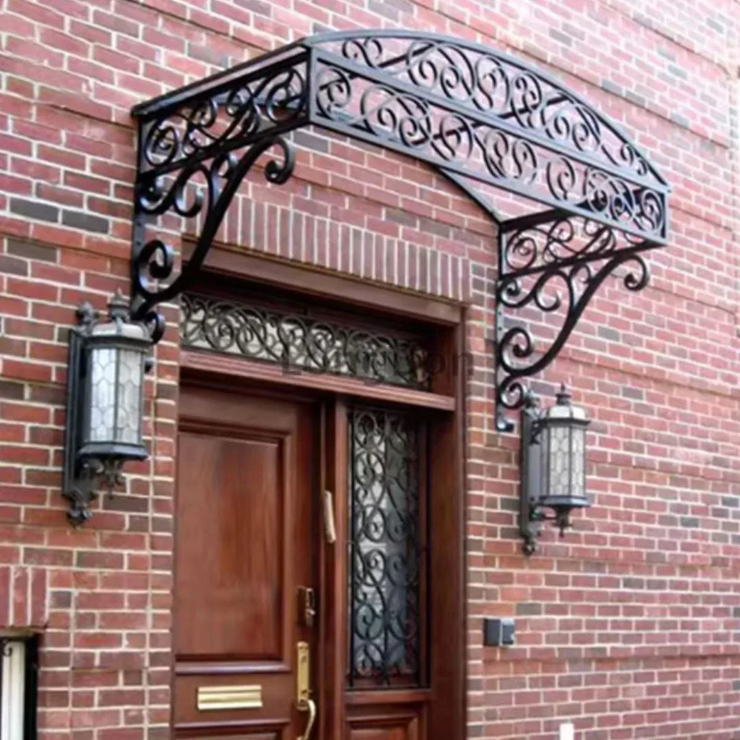 IWD Beautiful Durable Wrought Iron Awning AW004