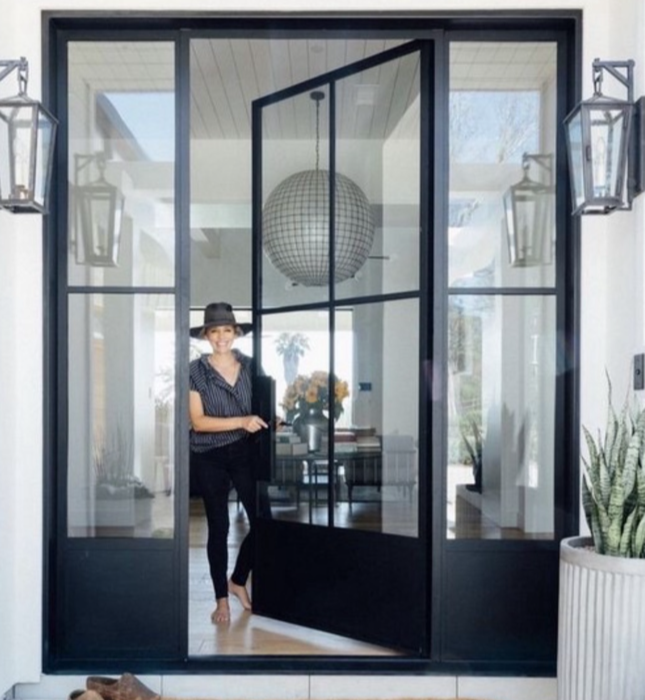 Custom link for Scott Howell IWD Steel Single Uncomplicated Pivot Door Clear Glass Black Wide Angle CID-PV026 3/25/2025