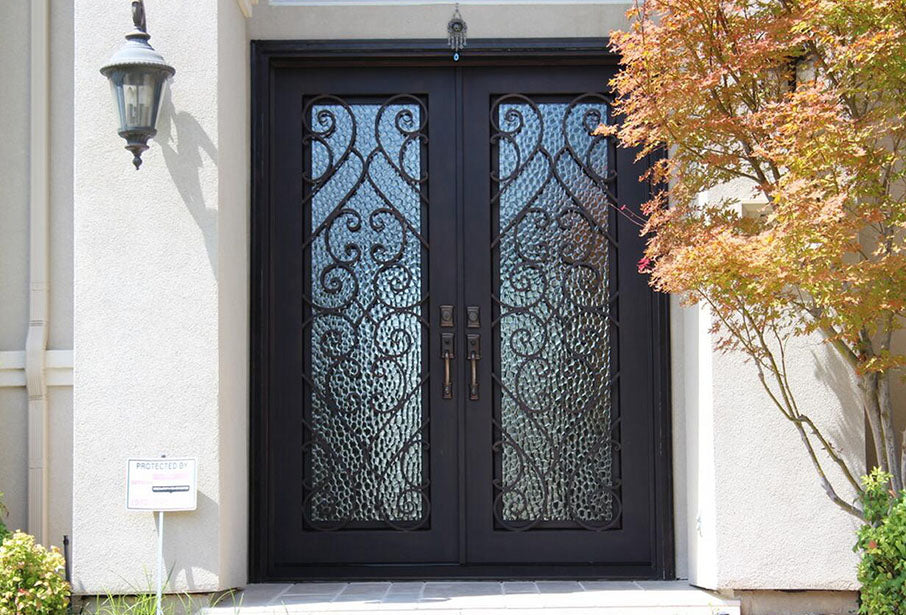 Beautiful Wrought Iron Front Entry Doors Near Me