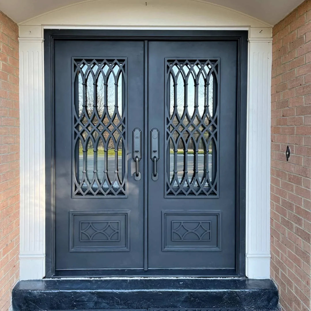 iwd-custom-iron-door-square-top-with-low-e-clear-glass-matte-black