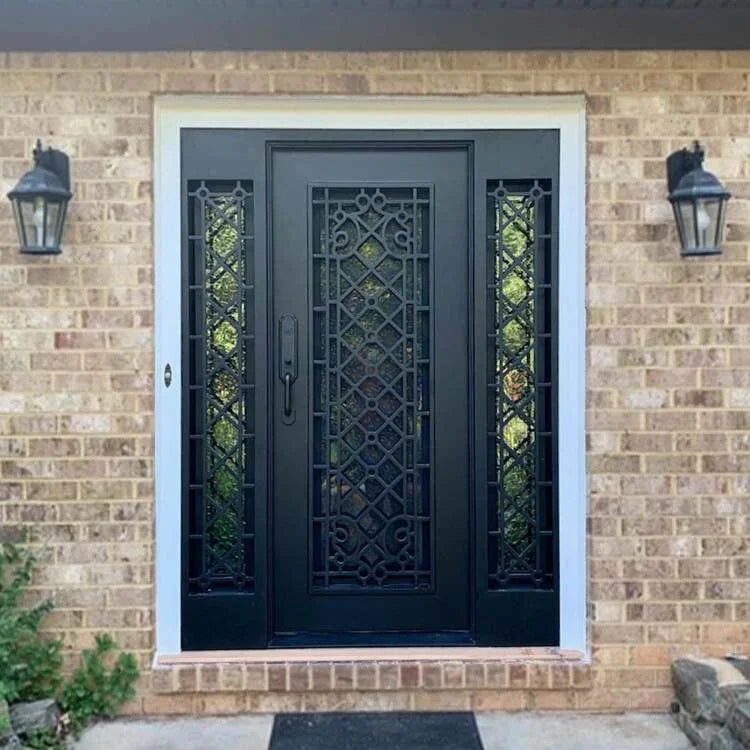 iwd-classic-iron-single-door-with-double-sidelights-matte-black