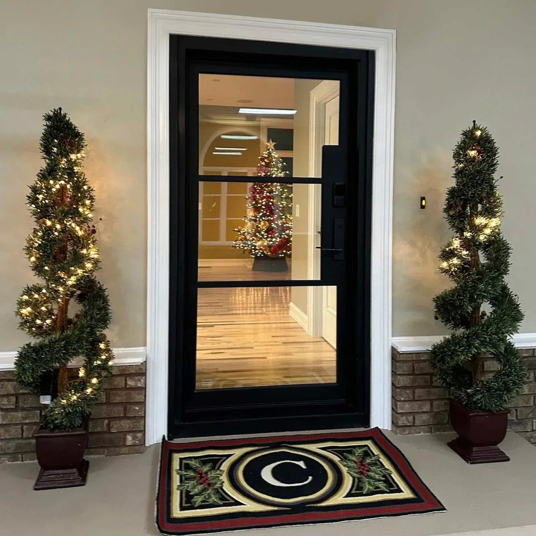In-Stock Steel French Single Door CIFD-S0514 3-Lite Clear Low-E Glass Free Shipping