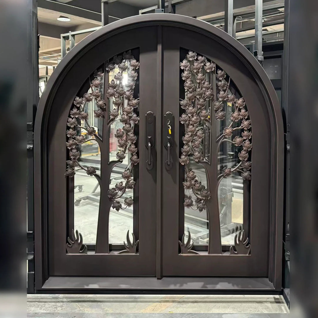 iwd-exterior-iron-double-door-tree-pattern-cid-053-01-back-view-ironwroughtdoors