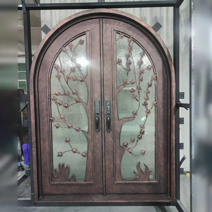 iwd-iron-double-door-tree-pattern-round-top-cid-053-ironwroughtdoors
