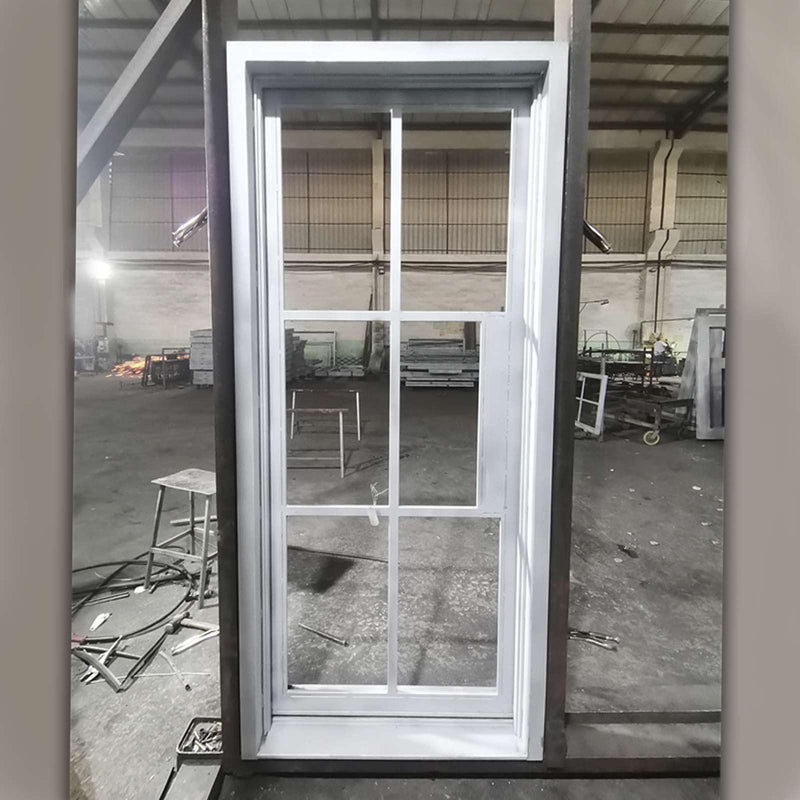 Modern and Neat French Patio Exterior IWD Single Door CIFD-S0102 Square Top LH-Inswing Clear Low-E Glass Frame Picture