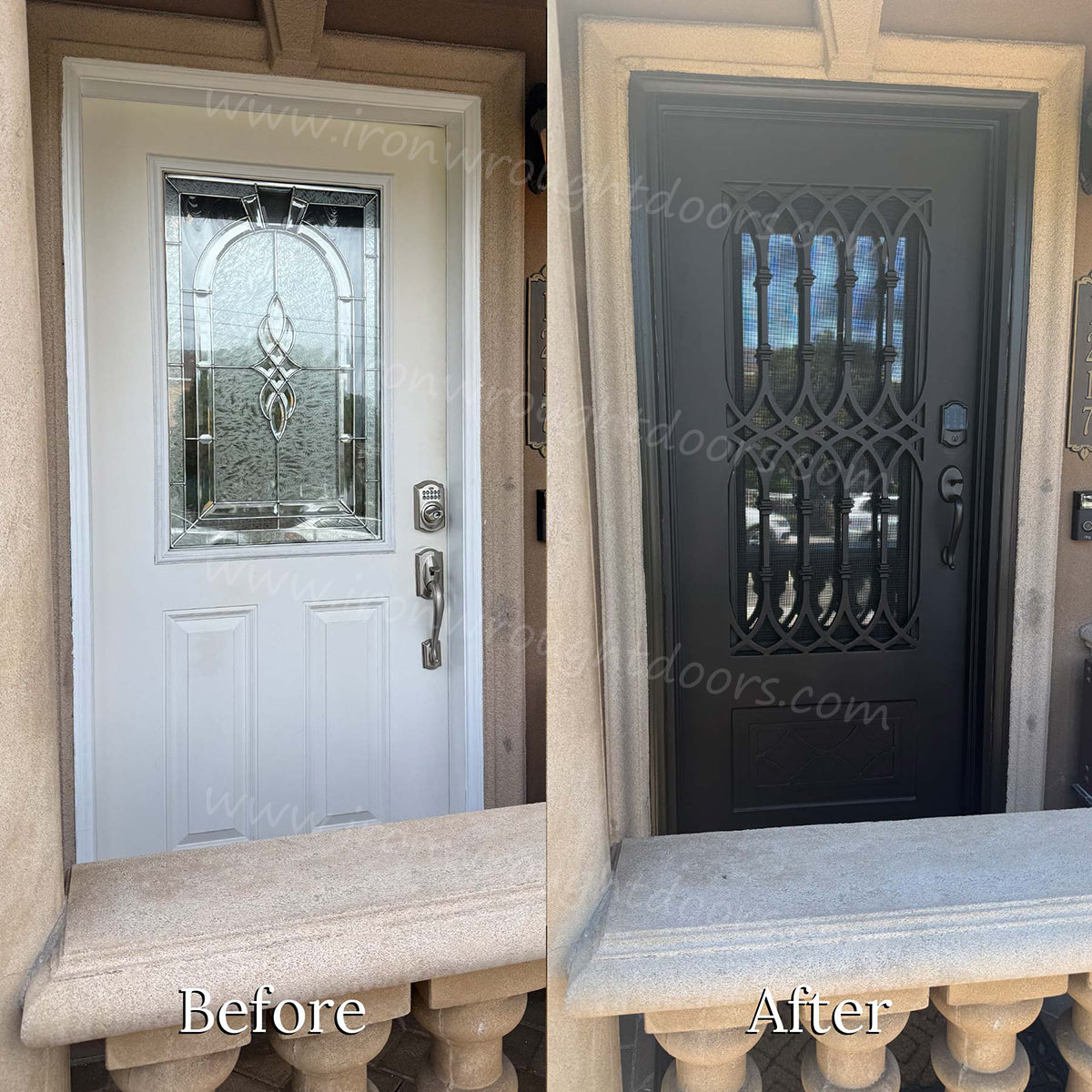 iwd-iron-single-door-gray-tinted-glass-cid-008-ca-installation-ironwroughtdoors