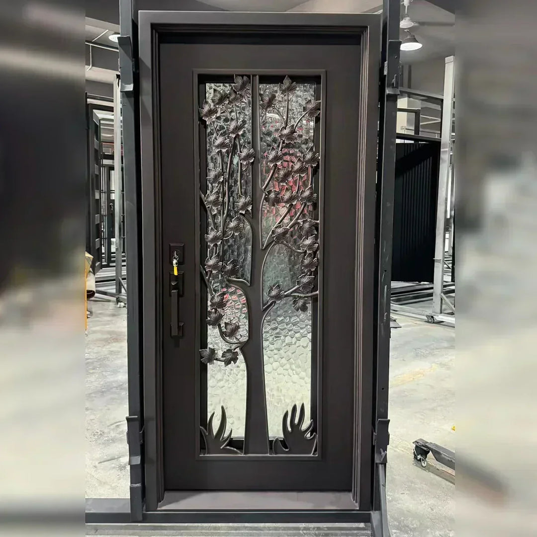 iwd-iron-single-door-tree-pattern-square-top-cid-053-ironwroughtdoors