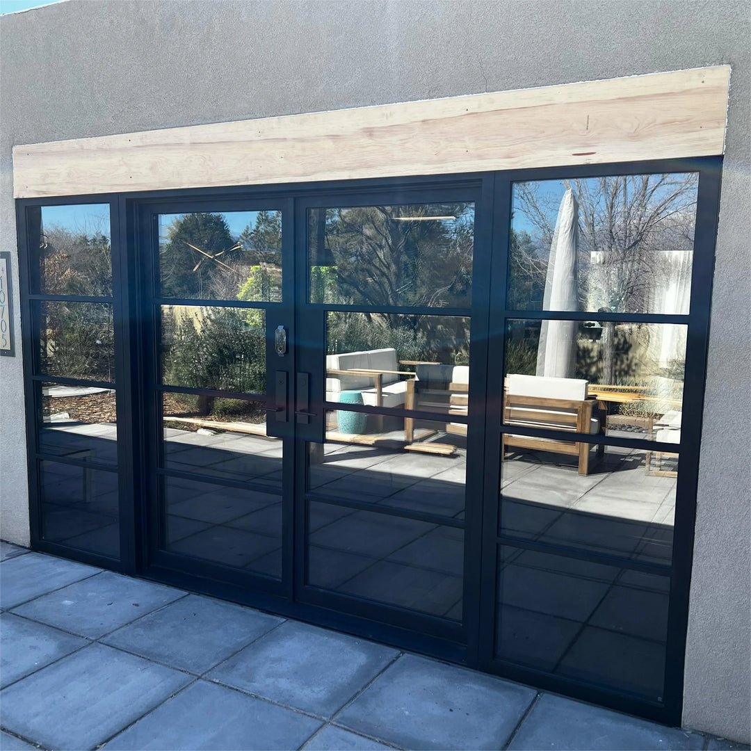 iwd-simple-french-double-door-with-double-sidelights-clear-glass