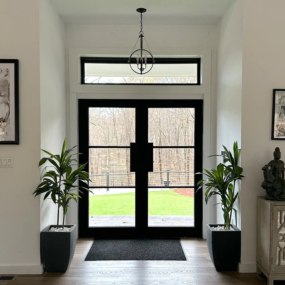 steel-french-double-door-with-3-lite-glass-pane-and-black-frame