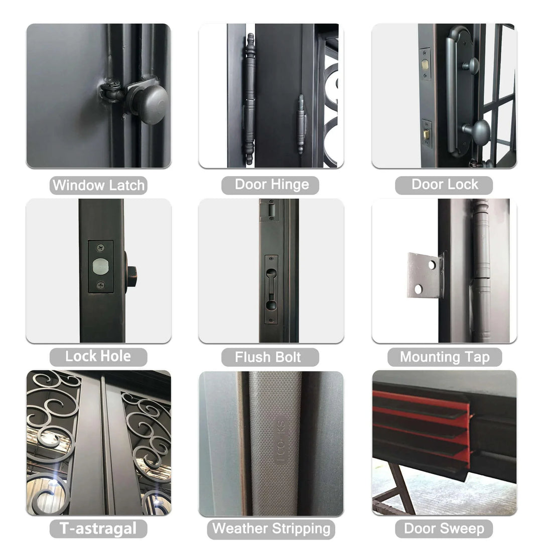 IWD IronWroughtDoors Door Parts
