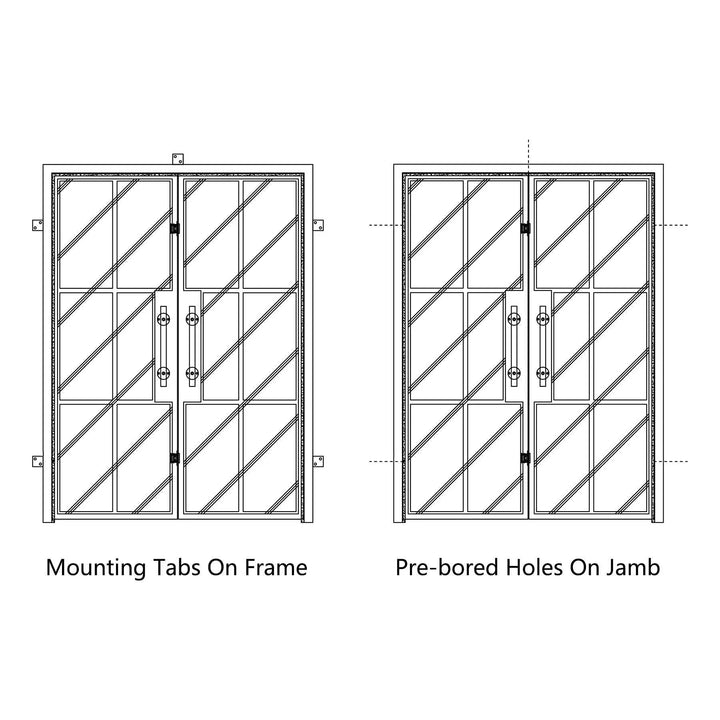 iron-door-installation-ways-mounting-tabs-pre-bored-holes-on-jamb