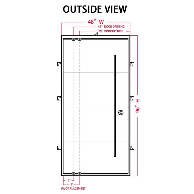 IWD-IronWroughtDoors-Pivot-Door-Structure steel-frame-glass-pivot-door-structure