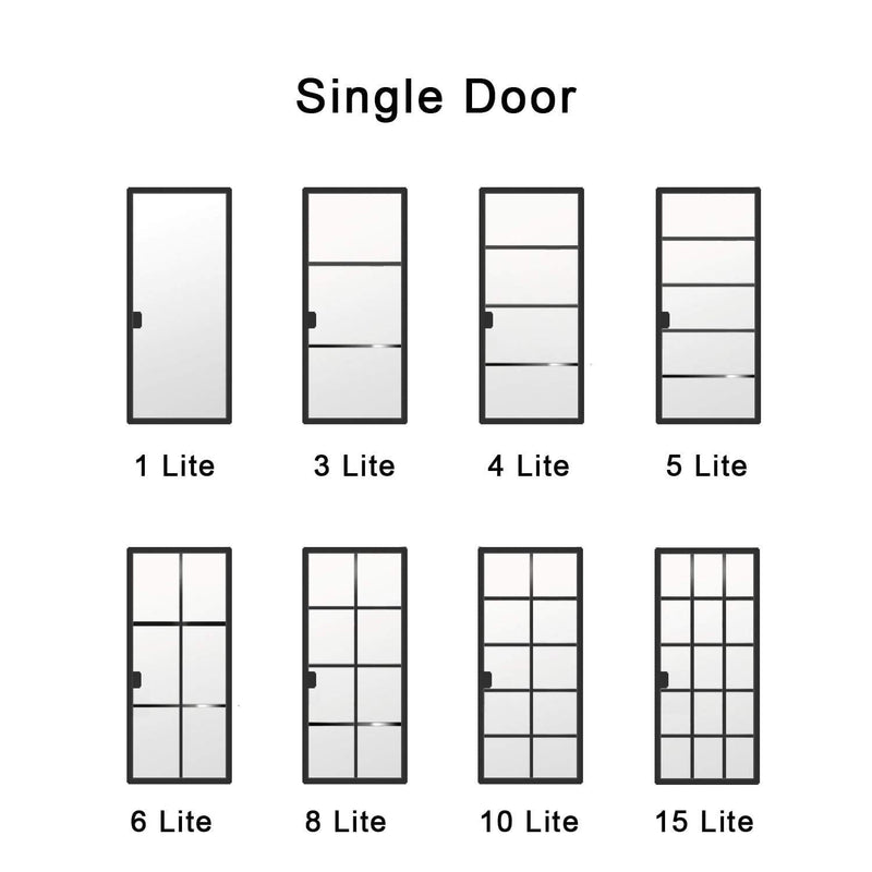 IWD Wrought Iron French Entry Doors Lite Style