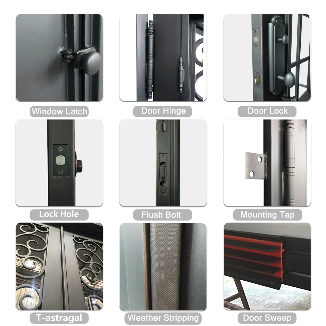 IWD Iron Wrought Doors Door Parts