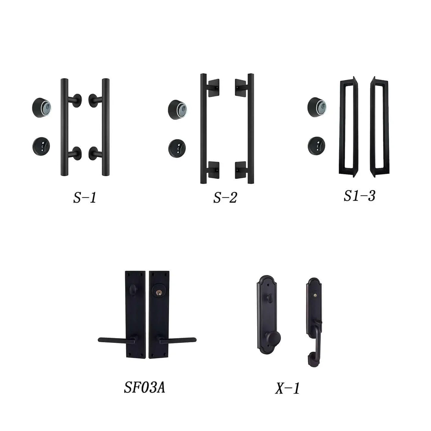 IWD Wrought Iron Entry Doors Simplistic Handle and Lockset