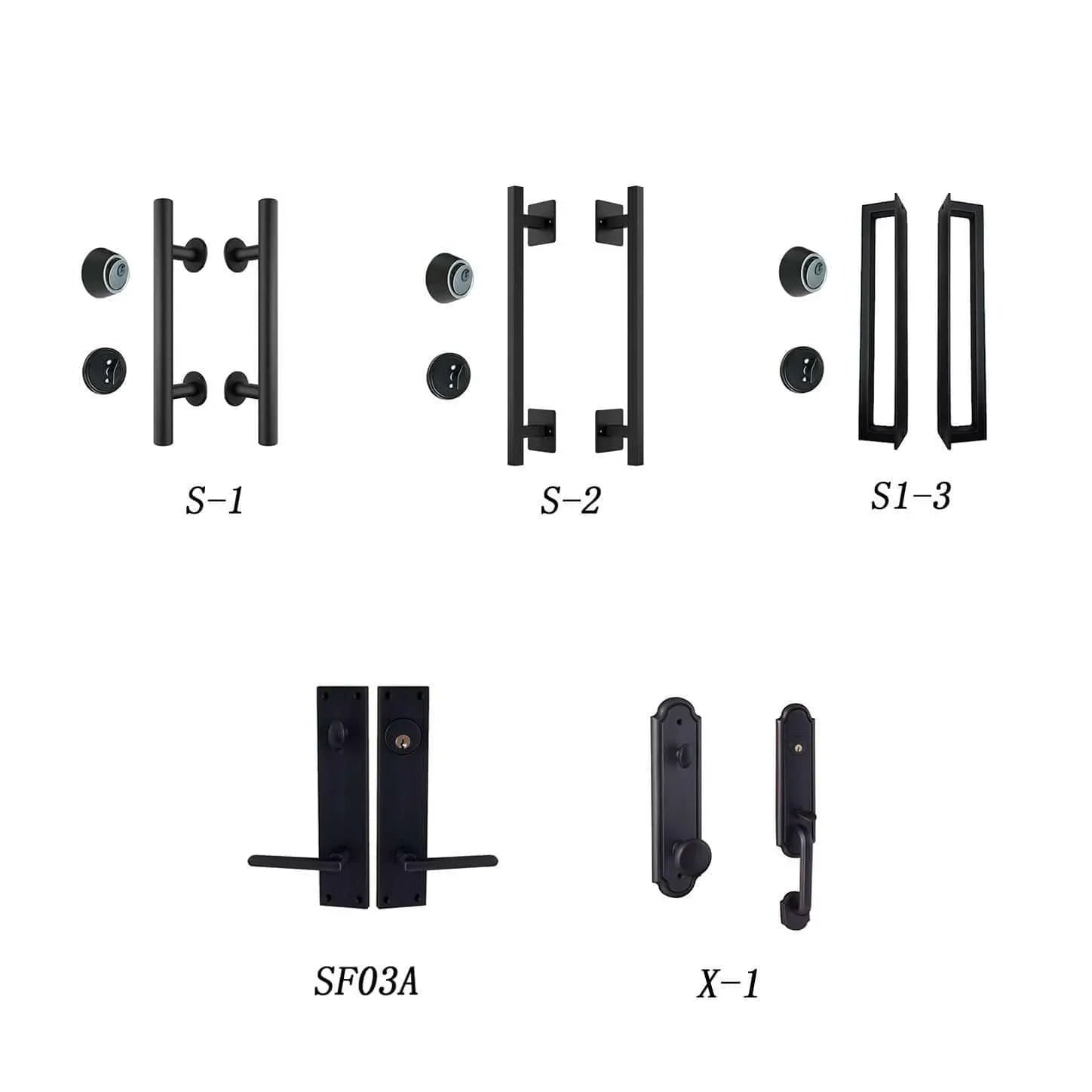 IWD Wrought Iron Entry Doors Simplistic Handle and Lockset