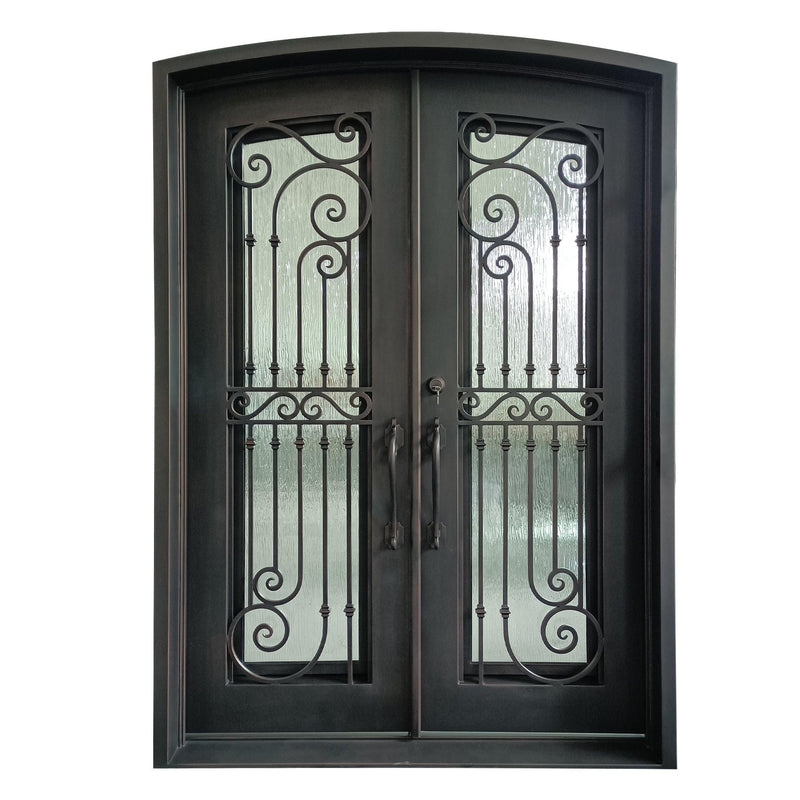 CID-050-IWD-Iron-Double-Door-Arched-Top-Oil-Rubbed-Bronze