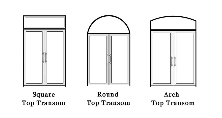 IWD Wrought Iron Entry Doors Transom Design