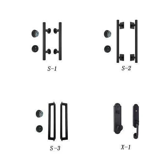 IWD Wrought Iron Entry Doors Simplistic Handle and Lockset