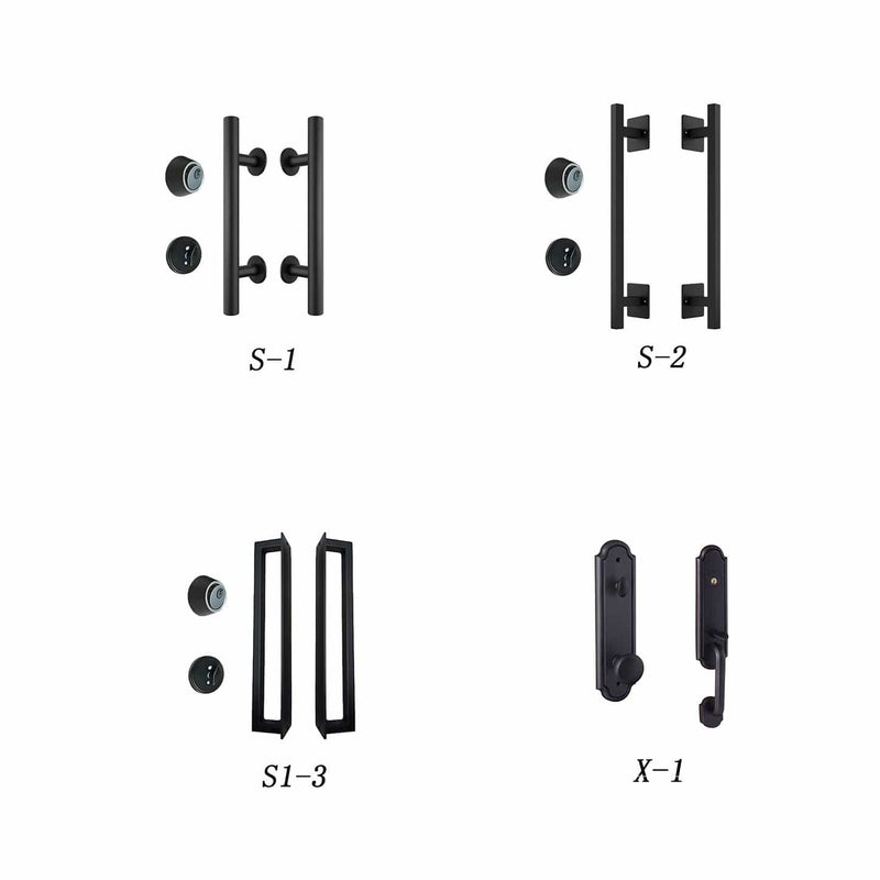 IWD Wrought Iron Entry Doors Simplistic Handle and Lockset
