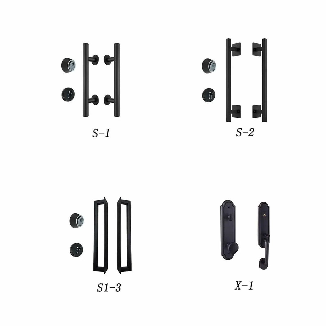 IWD Wrought Iron Entry Doors Simplistic Handle and Lockset