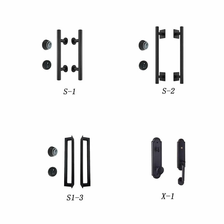 IWD Wrought Iron Entry Doors Simplistic Handle and Lockset