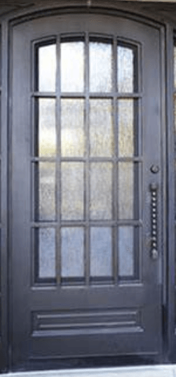 Custom link for Darren Darrow IWD Single Exterior Iron Door CID-050 - IronWroughtDoors